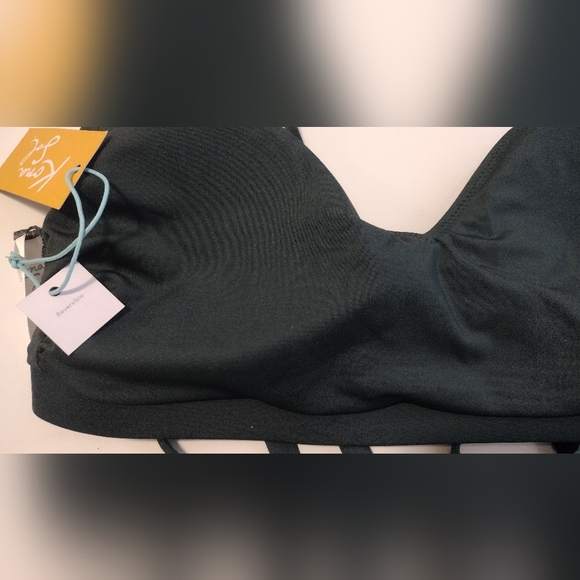 Kona Sol size D/DD Tropical Palm print swim top - Picture 6 of 7